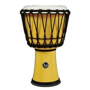 LP World Rope-Tuned Circle Djembe, 7 in. Yellow