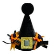 thumbnail image 3 of Sombrero de Cosplay para perros pequeños y gatos, accesorios para disfraces de mascotas de Halloween, Cosplay de Halloween para mascotas, accesorios Flor naranja Colco sombrero de fiesta para gato, 3 of 8