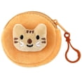 thumbnail image 2 of Creative Plush Cat and Fish Coin Purse for Kids Mini Wallet with Zipper Closure Earphone Storage Fashion, 2 of 2