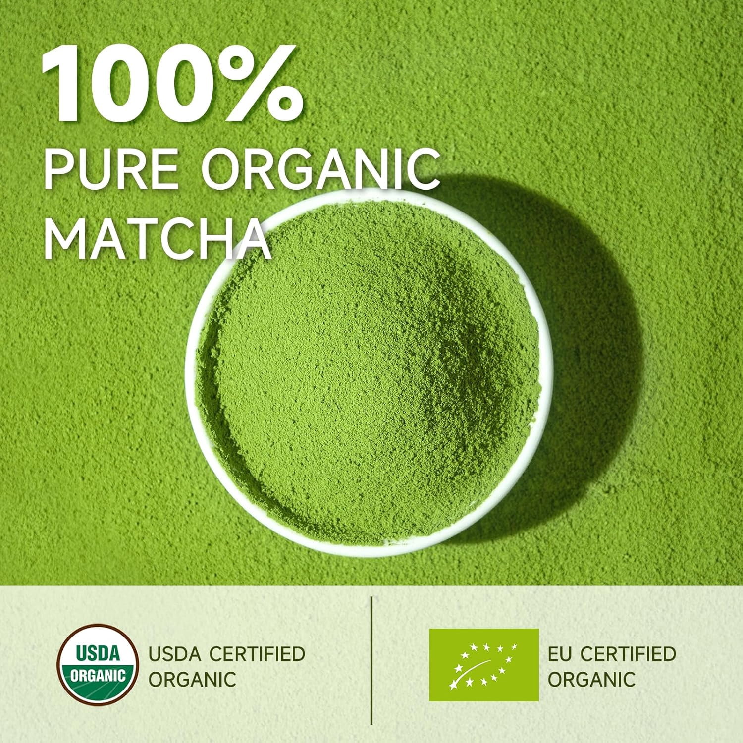 Chaism Ceremonial Grade Matcha Green Tea Powder - Single Origin Premium First Harvest USDA Organic, 1.06oz Tin