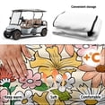 thumbnail image 6 of XYZCANDO Wild Floral Golf Cart Seat Cover with 4 Pockets - Non-Slip Washable Terry Cloth Cover for 2-Seat Golf Carts, Ideal Gift for Golf Lovers, 6 of 8