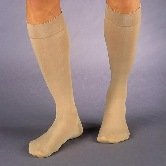 Relief Knee 15-20 Closed Toe Beige Lfc
