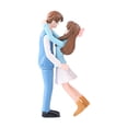 thumbnail image 4 of Figura de amor, pareja romántica, figura de Navidad, sala de estar, mesa de café, artesanía coleccionable, dormitorio, , adorno de pareja azul, 4 of 8