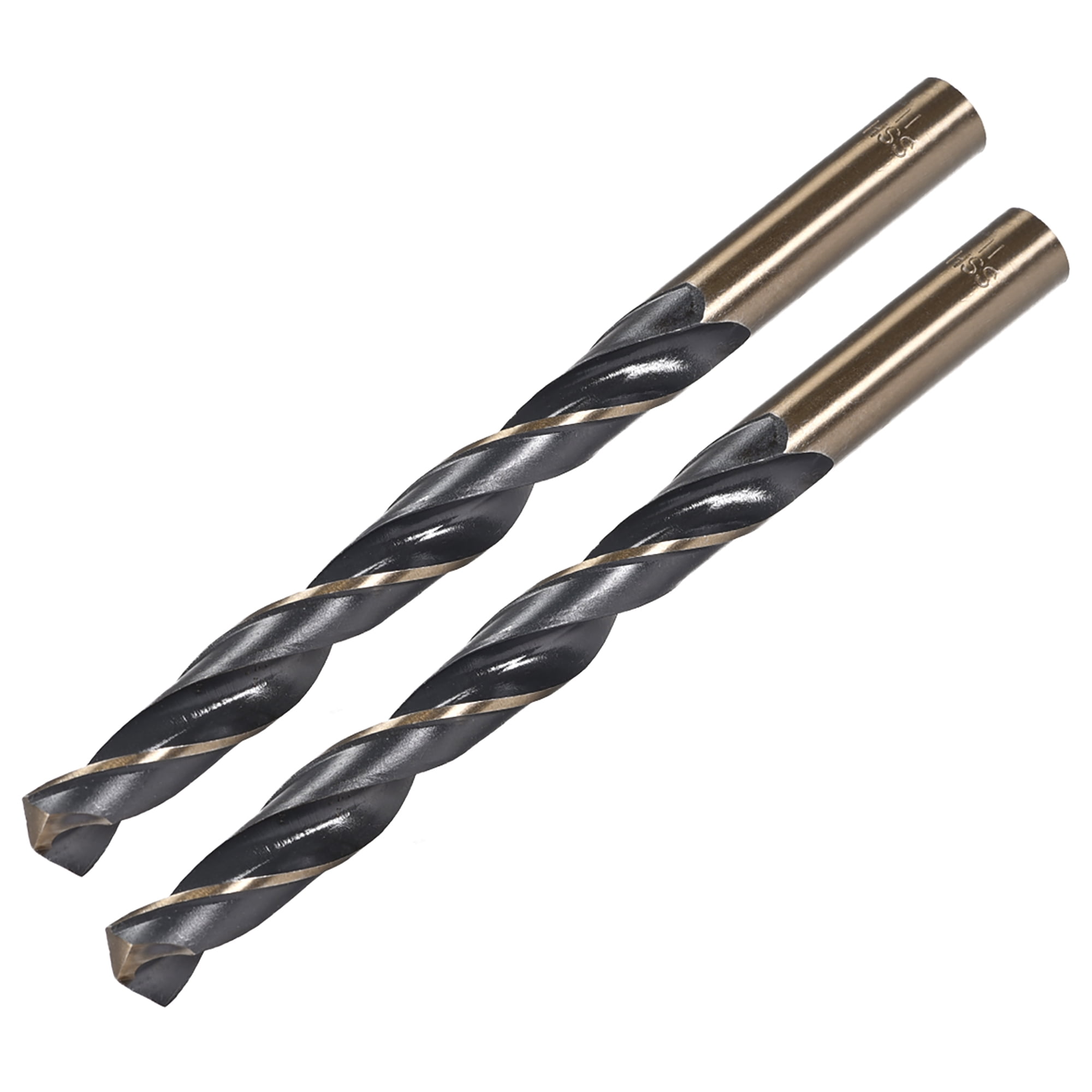 Unique Bargains Reduced Shank Twist Drill Bits 11mm High Speed Steel HSS 4341 with 11mm Shank 2 Pcs