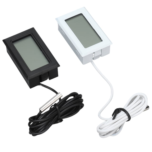Paquete de 2 Mini Medidores Electrónicos Digitales de Temperatura Y Humedad Termómetro para Interiores Higrómetro Pantalla LCD para Humidores Invernadero Jardín Bodega ANGGREK Otros