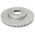 thumbnail image 4 of Geelife Front Ceramic Brake Pad & Performance Rotor Kit w/Fluids for VW Golf Jetta, 4 of 6