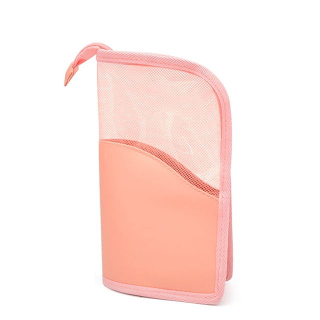 Hukapapa Bolsa organizadora de brochas de maquillaje, soporte portátil de alta capacidad para brochas de maquillaje, juego de brochas de maquillaje para artistas profesionales, estuche impermeable a