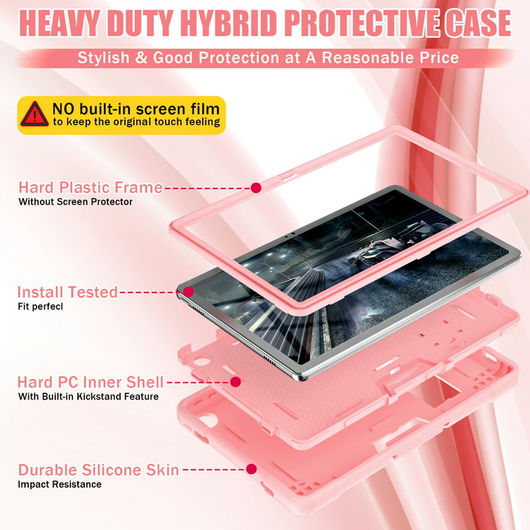 Allytech Lenovo Tab M10 Plus 3rd Gen Case 10.6 inch 2022 Released - Rugged Protective Shockproof Dual Layers Hybrid TPU Rubber PC Kickstand Kids