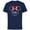 Navy, variant on Disney Minnie Mouse Wife Head Icon Magic Family Trip- Short Sleeve Cotton T-Shirt for Adults - Customized-Black