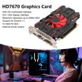 thumbnail image 4 of Tarjeta Gráfica DDR5 HD7670 De 4 GB, Tarjeta Gráfica Para PC Para Juegos Con Resolución De 2560x1600, Ventilador De Refrigeración, Material De PCB, Rendimiento Estable, Tarjeta, 4 of 7
