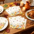 thumbnail image 5 of Gallickan 10pc 13 Inch Thanksgiving Paper Plates, Maple Leaf and Pumpkin Design, Disposable Fall Party Tableware, Large Sturdy Platter for Holiday Meals, Heavy Duty, 5 of 6