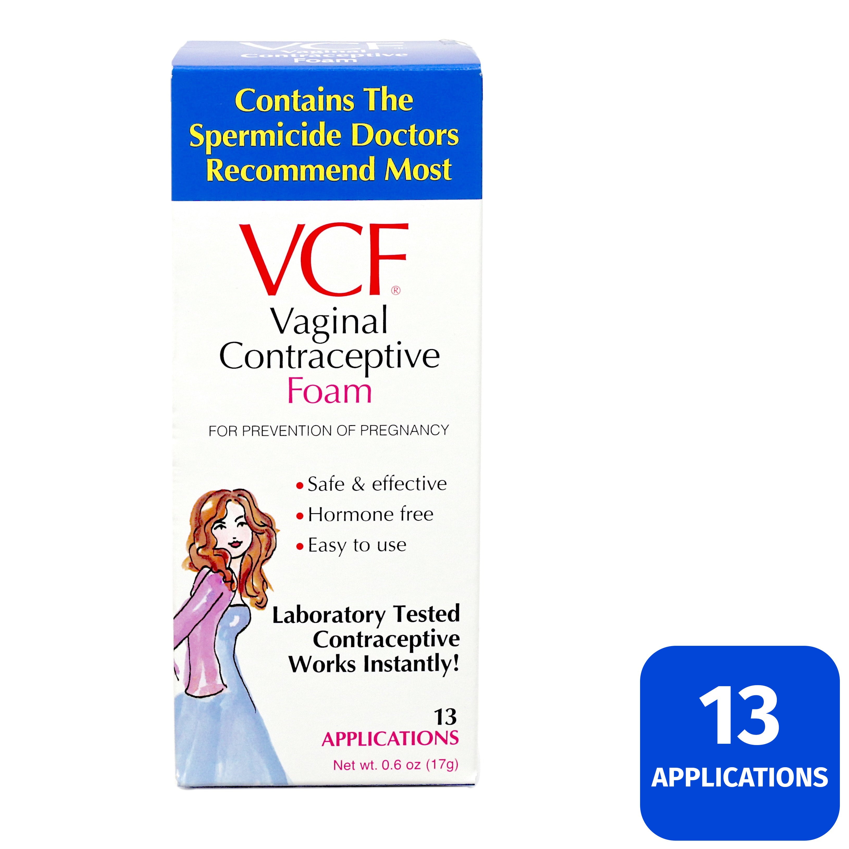VCF Vaginal Contraceptive Gel PreFilled Applicators 10 Ea (Pack Of 4