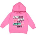 thumbnail image 2 of Inktastic Bows and Bling Its a Cheerleading Thing Toddler Hoodie, 2 of 4