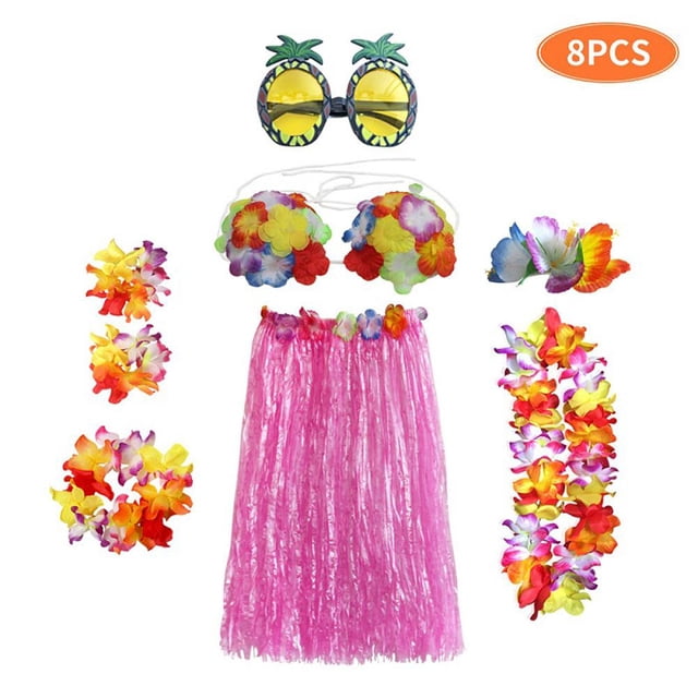 Accesorios De Falda De Hierba Hawaiana, Decoración De Vestido, Suministros Para Fiestas, Vestido De Baile, Disfraz De Moda Para Mujer, Kit De Accesorios, Accesorio De Ropa Guardurnaity AP007833-11