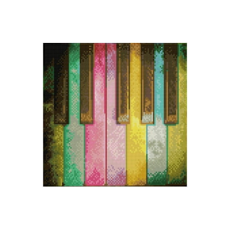 UPC: 4895225914951 | DIAMOND DOTZ Piano Rainbow Facet Art Kit (6 Pieces)