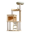 thumbnail image 4 of Condominio interactivo de muebles de múltiples niveles, centro de actividades de múltiples capas, árbol para gatos 60cmx40cmx130cm, 4 of 8