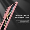 thumbnail image 3 of Decase Phone Cover for Samsung Galaxy Z Fold 5 5G 2023 Cover and Ring Holder Stand Slim Hybrid Protective Mobile Kickstand Boys Girls Women Men Rugged Hinge Protection Case, Pink, 3 of 12