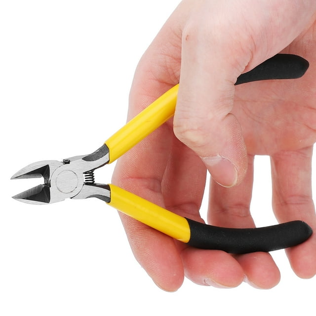 Cortador Alicates De Corte Diagonal Pinzas De Corte Lateral Herramienta De Reparación De Alambre Hardware 2 Colores 5 Pulgadas TUA05S