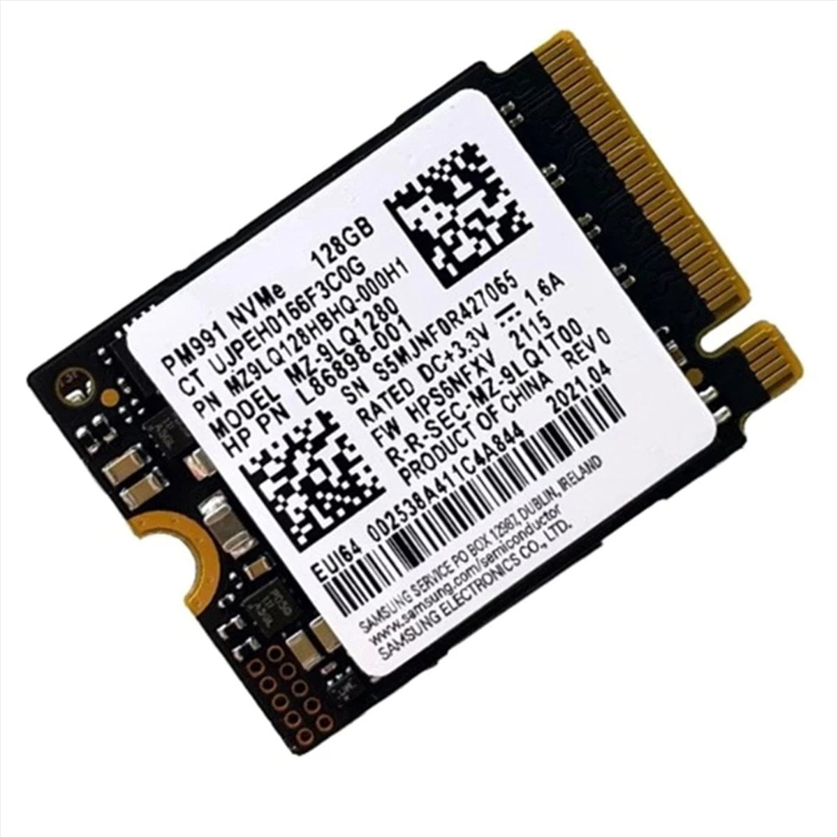 秋 19ｘPM991 M.2 NVMe SSD PM991 128G 2230 PCIE3.0 NVME SSD High Speed Data Transfer for