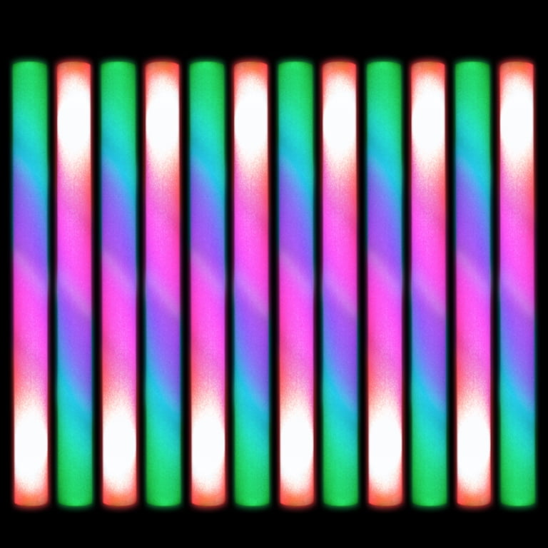 Way To Celebrate Light-Up Foam Sticks, 16 Inch, 12 Count photo 2