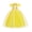 Yellow dress, variant on Pink Princess Dress Party Toddler Girls Halloween Costume Deluxe Beauty Cosplay Outfit