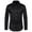 Black, variant on LYXSSBYX Mens Shirts Long Sleeve Men Casual Button Long Sleeve Turn-down Collar Tops Blouse Shirt