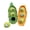 2PC, variant on Interactive Squeaky Dog Plush Toy – Cute Plush Pea Pod with 3 Squeaky Balls and Crinkle, Puzzle Toy for Puppies and Gentle Chewers