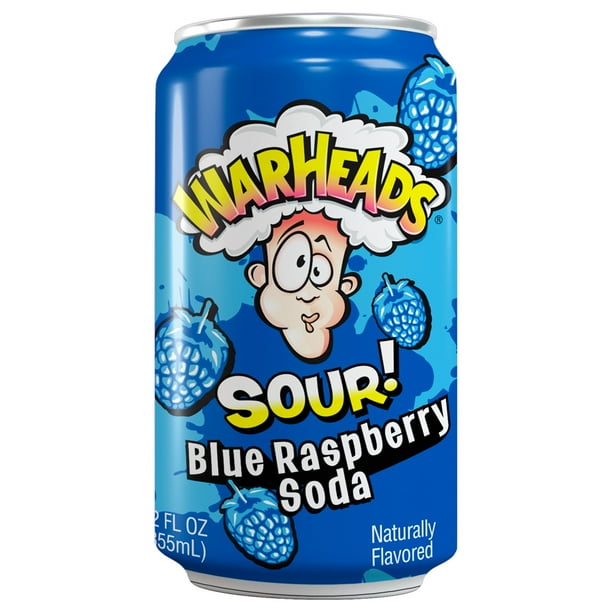 Warheads Blue Raspberry Sour Soda