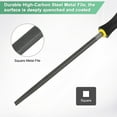thumbnail image 2 of Uxcell 4-Pack Square Metal File 8 Inch, High Carbon Steel File Hand W Handle, 2 of 6