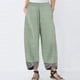 thumbnail image 1 of WILLBEST Pantalones Casuales para Mujer, Cintura Elástica, Pierna Recta, Cómodos, Holgados, Color Sólido, para Uso Diario y Ocio. Mediana, 1 of 4