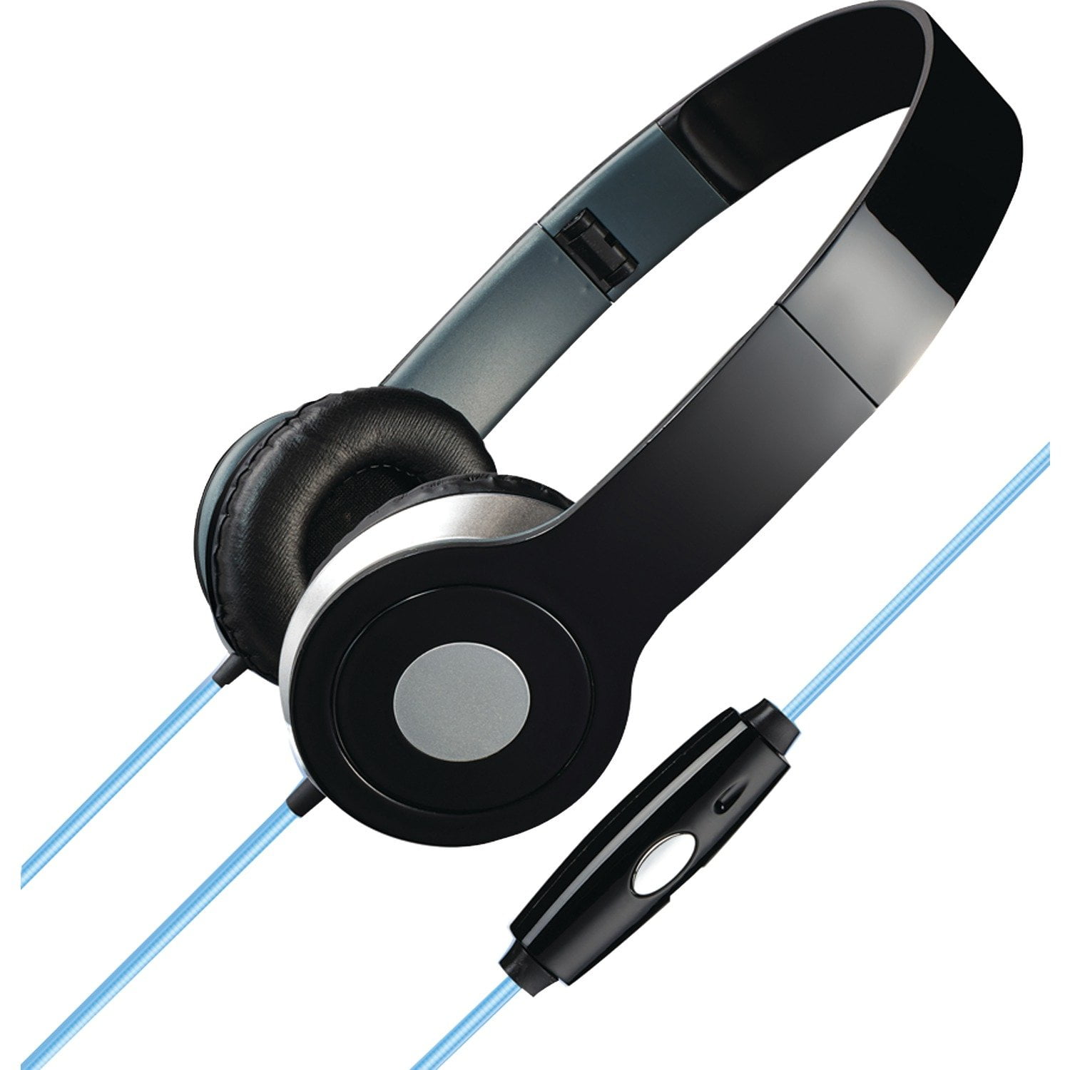 iLive Stereo Designer Headphones with Microphone and Glowing Cable