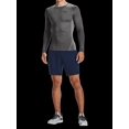 thumbnail image 4 of Under Armour HeatGear Long Sleeve Baselayer T-Shirt, Grey, 4 of 6
