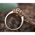 thumbnail image 5 of HeartsAndYou 1.8ct Natural Peach Morganite & Diamond Ring Accent 100% 14k SOLID Rose Gold, 5 of 9