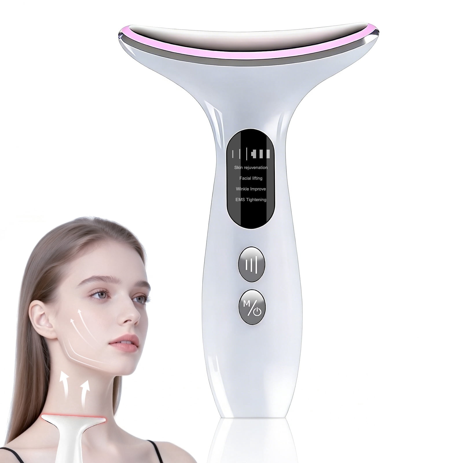 AITREE Facial and Neck Beauty Device, Skin Care Massager with
