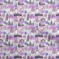 thumbnail image 1 of oneOone Cotton Poplin Purple Fabric Travel Sewing Material Print Fabric By The Yard 42 Inch Wide, 1 of 4