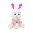 thumbnail image 6 of Handmade crochet material package Wool knitting doll DIY set Petal duck gift for lover., 6 of 9