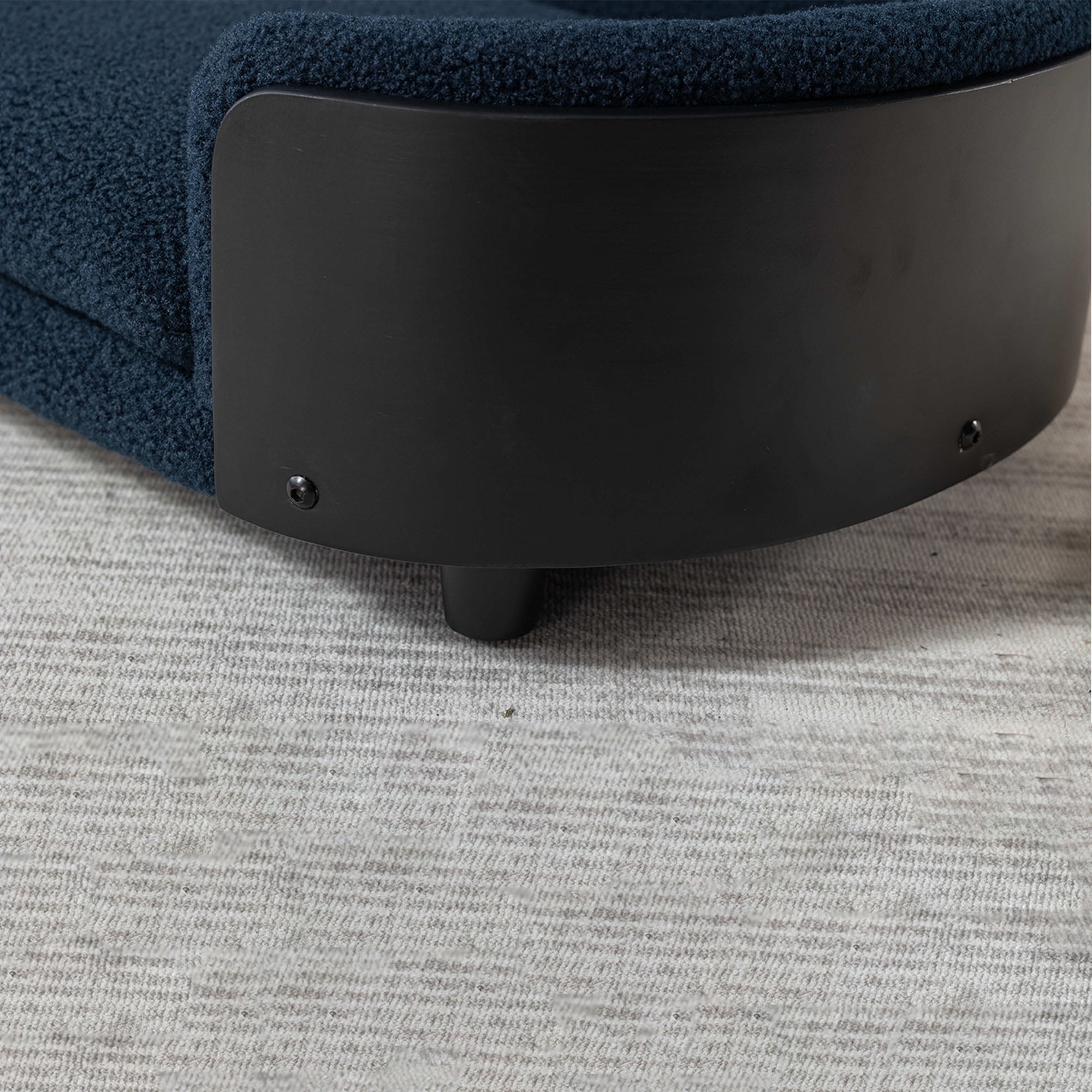 Pefilos 30" Elevated Pet Dog Bed with Solid Wood Legs and Black Bent Wood Back, Cashmere Cushion, Pet Sofa for Indoors Dogs, Dark Blue Pefilos 30" Elevated Pet Dog Bed with Solid Wood Legs and Black Bent Wood Back, Cashmere Cushion, Pet Sofa for Indoors Dogs, Dark Blue