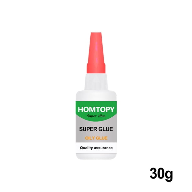 Pegamento superpegamento universal - 30 ml o 50 ml de unión instantánea de alta resistencia para plástico, metal, vidrio, cerámica, madera - curado rápido, sin goteo, adhesivo multiusos para