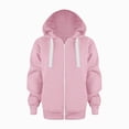 thumbnail image 2 of UAYOTSE Boys Hoodie Sweatshirt Full Zip Up Casual Long Sleeve Solid Jacket Kids Lightweight Outwear,Sizes 6-7 Years, 2 of 5