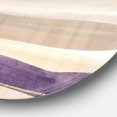 thumbnail image 2 of Designart 'Shape of Glam Purple III' Geometric Metal Circle Wall Art, 2 of 3