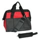 thumbnail image 1 of Bolsa de Herramientas 12 Pulgadas Oxford Impermeable 14 Bolsillos con Bolsa de Herramientas y Correa Roja, 1 of 7