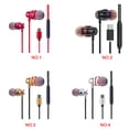 thumbnail image 2 of Cateissary Puerto tipo C In-ear Super Bass Control de línea Auricular Teléfono Micrófono Auriculares con cable Cables de audio/vídeo Rojo, 2 of 6