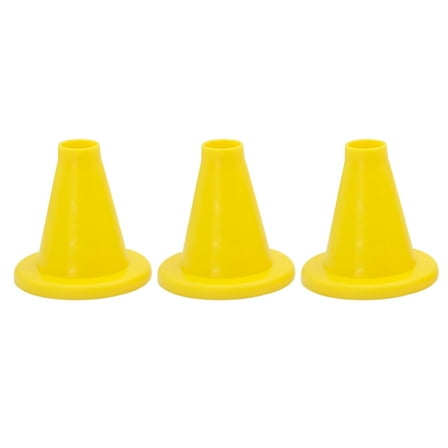 3Pcs Plastic Crickets Batting Tees Training Equipment Portable Hitting Tees for Developing Footworks and Strokes Play