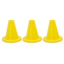 COOLHOOD 3Pcs Crickets Training Cones Batting Tees Practice Stand Portable Hitting Tees For Enhanced Ball Control Enduring