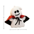 thumbnail image 3 of Aoznliie Halloween Plush Toy, Embroidered Ghost Soft Toy with Hanging Loop, 17.7 inch Cute Stuffed Toy for Party Gift, White, 3 of 6