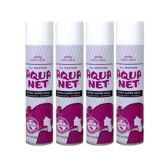 Aqua Net Professional Hair Spray Extra Super Hold Fresh Fragrance 11 oz (Pack of 3)