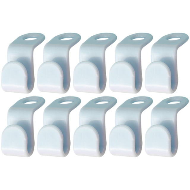 Less Than 5 Home Textile Storage 10pcs Hanger Connecting Hooks 4 Colors Hanger Extension Clips Plastic Hanger Hooks for Hangers Space and Closet Organizer