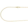 thumbnail image 3 of Real 10K Tri-Tone Gold Solid Valentino Link Chain 1.50mm Necklace 20 Inches, 3 of 6