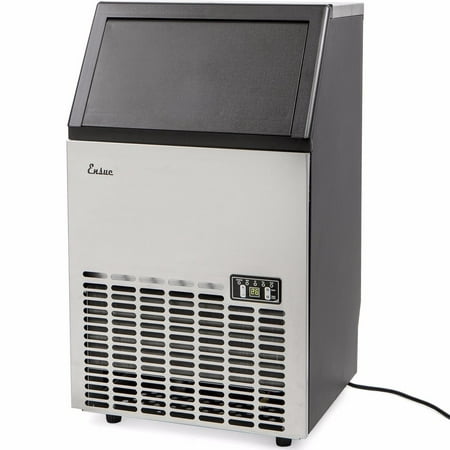 Ensue Commercial Ice Maker Machine 99 lbs Ice Cubes in 24 hrs Built-in Under Counter Includes Scoop and Connection