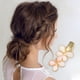 thumbnail image 2 of 5 Piezas de Clips para el Cabello de Moda con Mariposas y Flores para Niñas en Tono Dorado y Púrpura, 2 of 3